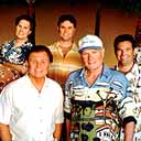 Original members Mike Love and Bruce Johnston with the Beach Boys