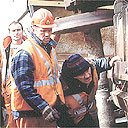 Scene from Ken Loach's The Navigators