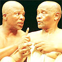 John Kani and Winston Ntshona in The Island