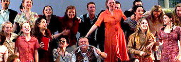 The chorus in Opera Holland Park's I Pagliacci