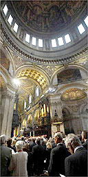Inside St Paul's Cathedral, London
