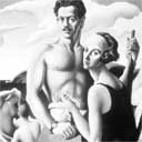 Thomas Hart Benton with his wife Rita, TH Benton