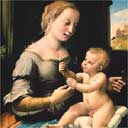 Raphael, the Madonna of the Pinks