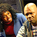 Rakie Ayola and Nicholas Monu in King Hedley II, Tricycle Theatre