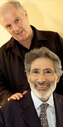 Daniel Barenboim (top) and Edward Said