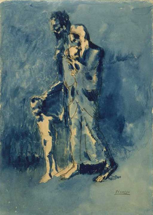 picasso blue period paintings. Picasso.