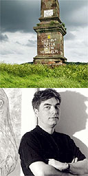 The obelisk on Wychbury Hill and Simon Holt