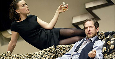 Olivia Williams and Tom Hollander in The Hotel in Amsterdam, Donmar Warehouse