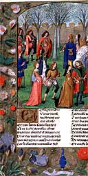 The Dance of Sir Mirth by Master of the Prayer Books, c 1490