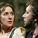 Alexandra Gilbreath  and Jasper Britton in The Taming of the Shrew, Queen's Theatre, London