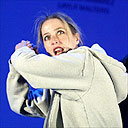 Gillian Anderson in The Sweetest Swing in Baseball