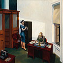 Detail from Office at Night, by Edward Hopper, 1940