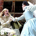 Josie Lawrence and Yolanda Vasquez in Much Ado About Nothing, Globe
