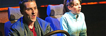 Lee Ross and Sally Hawkins in Country Music at the Royal Court, London, 29.06.2004