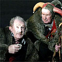 Corin Redgrave as Lear and John Normington as his fool in RSC's 2004 production