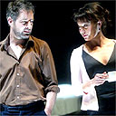 Jeremy Northam and Helen McCrory in Old Times, Donmar Warehouse