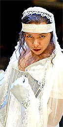 Simon Trinder as Castrano in House of Desires, Swan, Stratford-upon-Avon