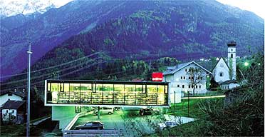 Rainer Koberl and Astrid Tschapeller's MPreis store near Wenns