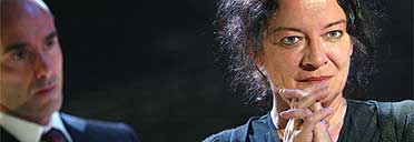 Clare Higgins as Hecuba, Donmar Warehouse, Sept 04