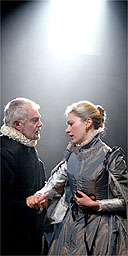 Derek Jacobi and Claire Price in Don Carlos, Crucible, Sheffield