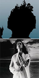 Hopewell 2d, 2003, by Glen Walter Rubsamen and Shekhina, 2002, by Leonard Nimoy