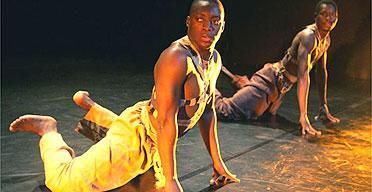 Auguste Al Ouedraogo and Bienvenue F Bazie in Buurdu, part of Moving Africa 2