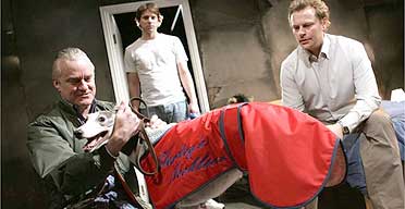 David Hounslow and Joe Armstrong in A Night at the Dogs  April 2005