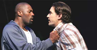 Idris Elba and Ben Chaplin in This Is How It Goes