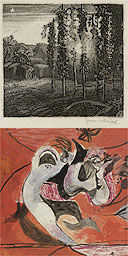 Cray Fields and Twisted Tree Form by Graham Sutherland