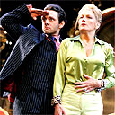 Michael Sheen and Geraldine James in The UN Inspector, National Theatre, London