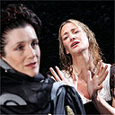 Harriet Walter and Janet McTeer in Mary Stuart, Donmar Warehouse