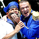 Gary Wilmot and Hal Fowler in HMS Pinafore, Open Air Theatre, Regent's Park