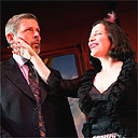 Paul Prescott and Claudia Shear in Who's the Daddy, King's Head, London