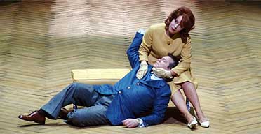 Tristan and Isolde in rehearsal