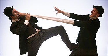 All Wear Bowlers, starring Geoff Sobelle and Trey Lyford, Edinburgh 2005