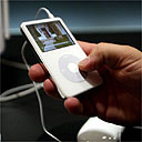 The new iPod, with video capabilities