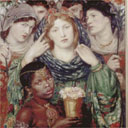Dante Gabriel Rossetti, The Beloved (The Bride), Black Victorians Black People in British Art 1800-1900 Manchester Art Gallery