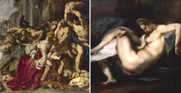 The Massacre of the Innocents and Leda and the Swan by Rubens