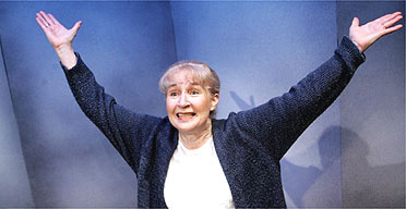 Caroline John as Mildred Asher in Nightingale, New End, London