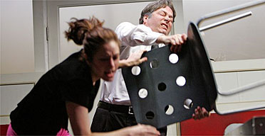 Jodhi May and Roger Allam in Blackbird, Albery, London