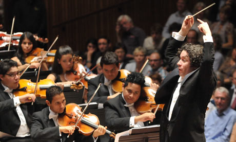 Gustavo Dudamel conducts the Simon Bolivar Symphony Orchestra