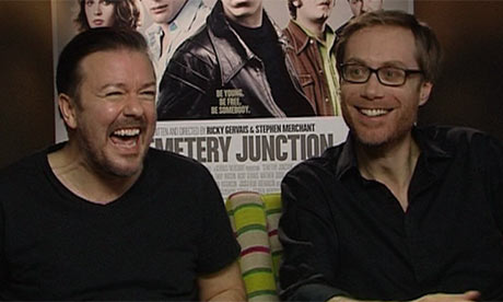 Ricky Gervais and Stephen Merchant on their directing their feature debut, Cemetery Junction