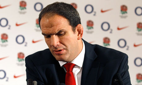 Martin Johnson confirms resignation