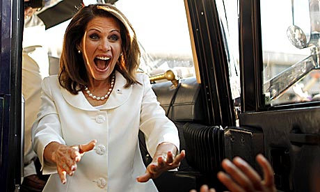 Republican presidential candidate Michele Bachmann. Photograph: Chip Somodevilla/Getty Images