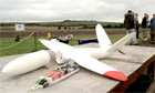 A drone built by the University of Southampton being prepared for flight