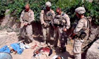 US Marines allegedly urinating on dead Taliban soldiers bodies