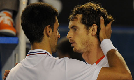 Andy Murray and Novak Djokovic