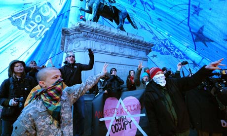 OCCUPY DC protesters in standoff with police as eviction deadline passes
