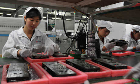 Apple workers in China