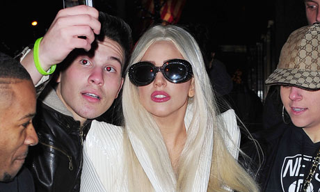 Lady Gaga in New York in December